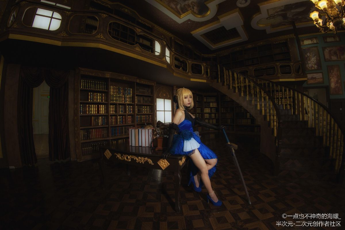 #COS正片##fate##saber蓝礼服##求顺眼赞k# (8)