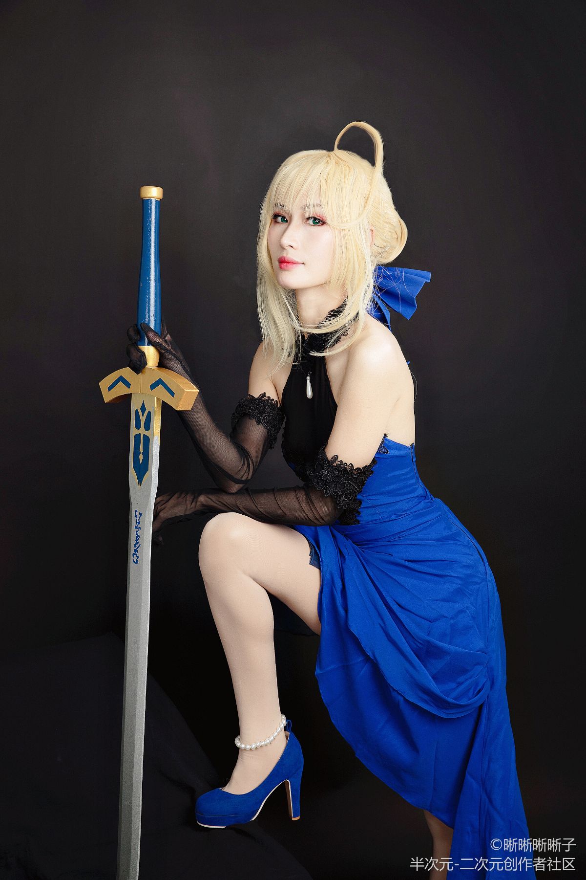 FateExtra saber 蓝礼服 (1)