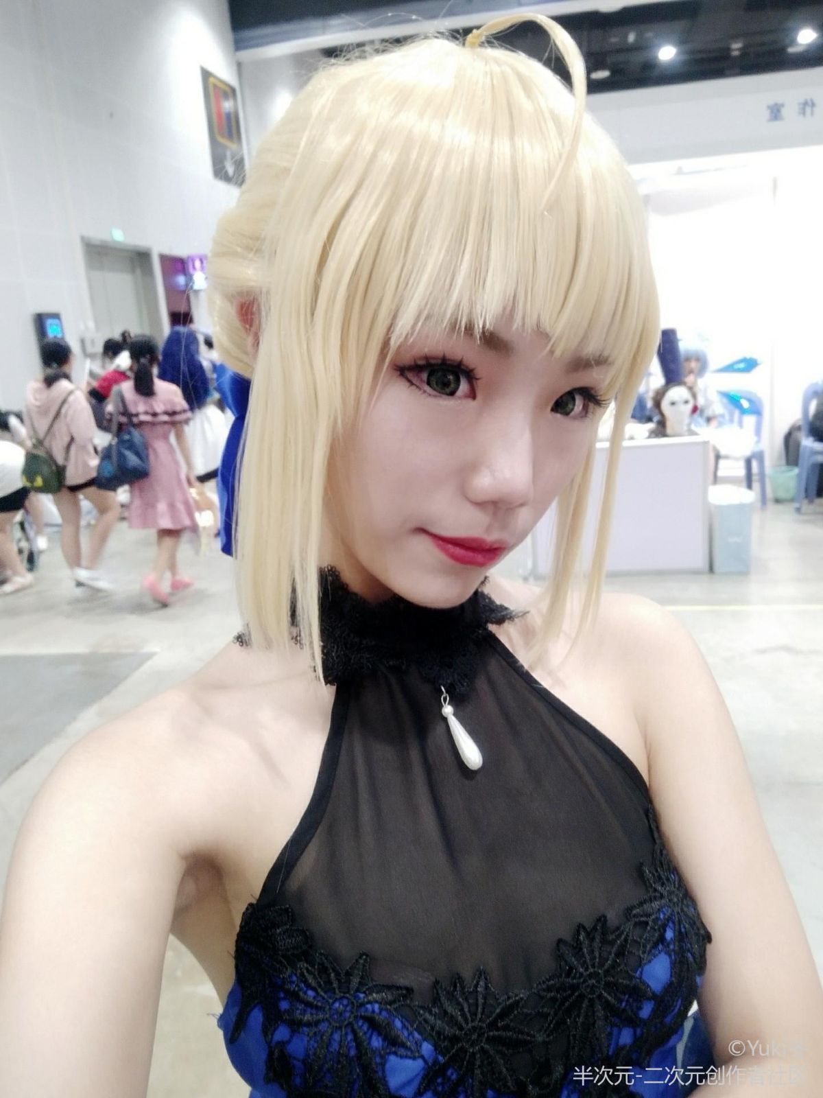 2018月邪夏典saber蓝礼服返图 (6)