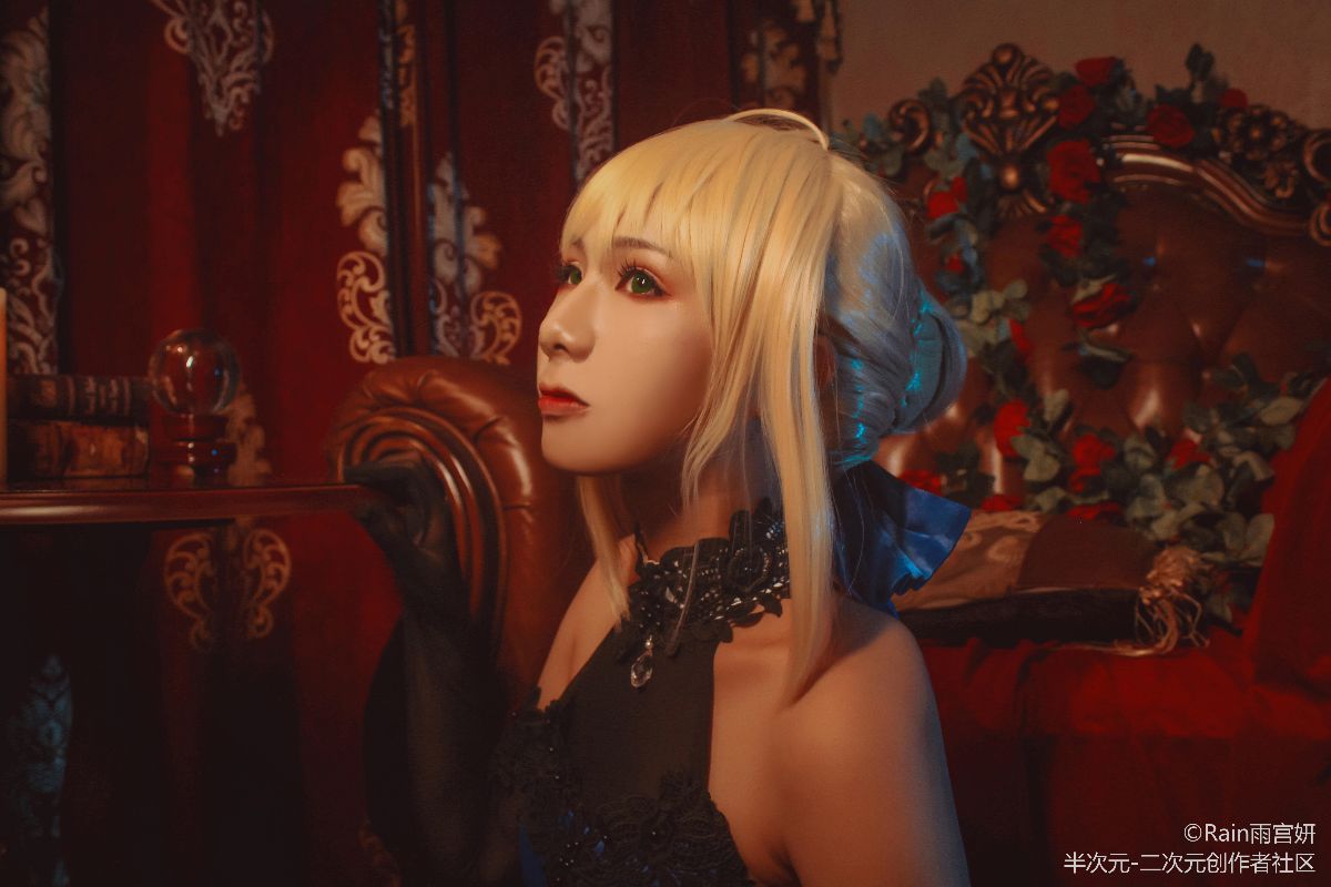 fateextella 阿尔托莉雅·潘德拉贡蓝礼服 (6)