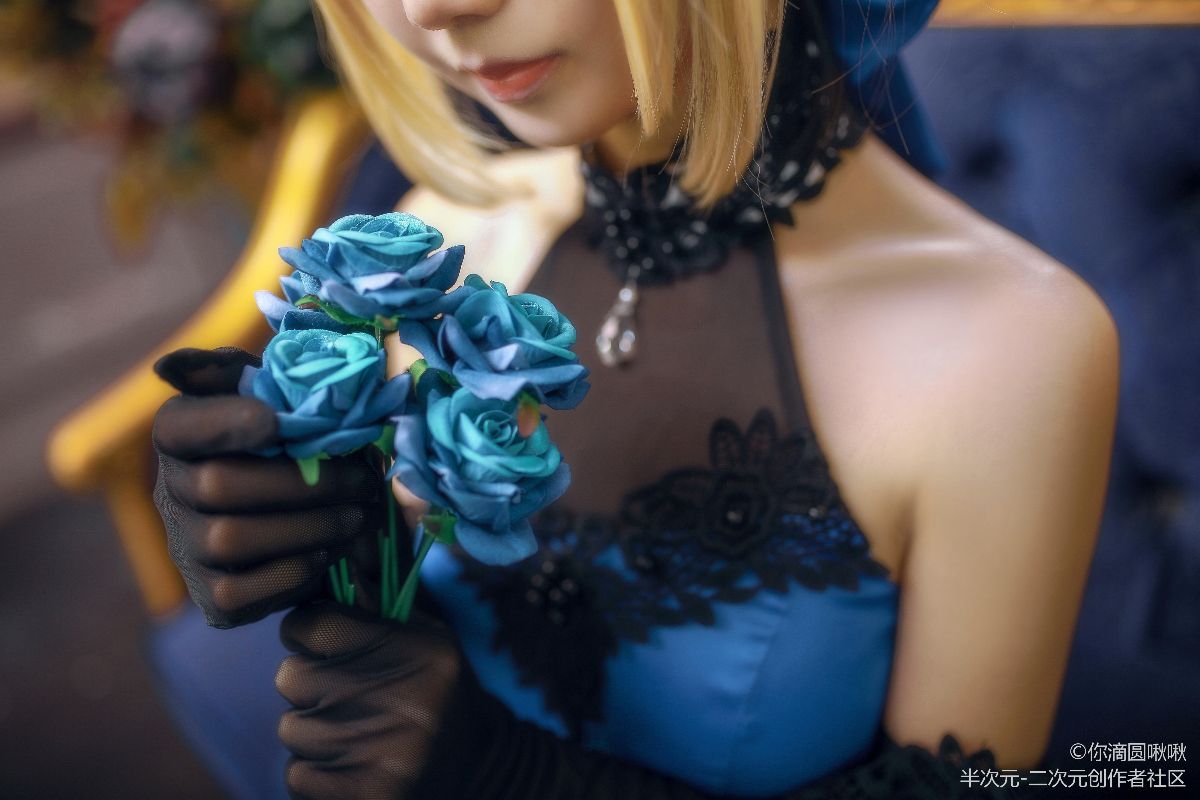 fateextella 阿尔托莉雅·潘德拉贡蓝礼服 (20)
