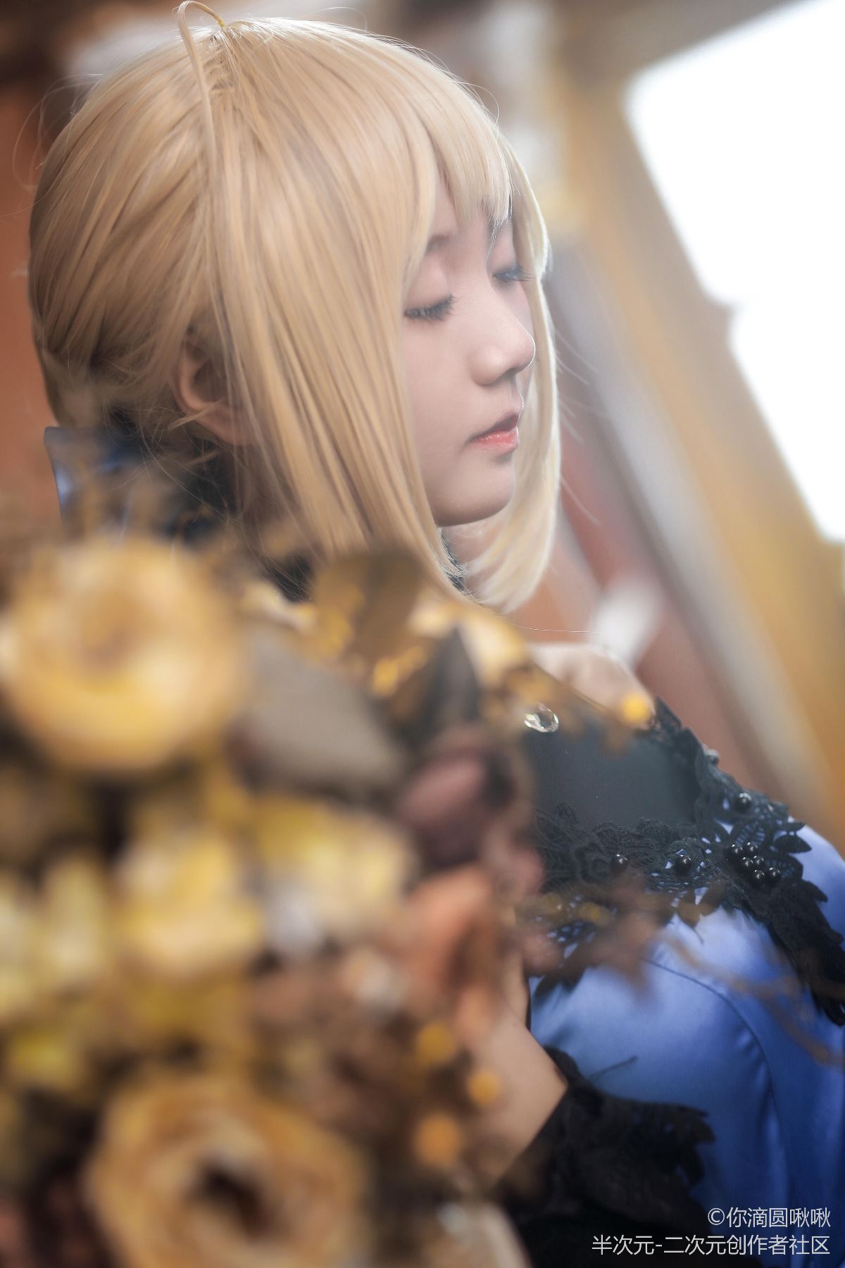 fateextella 阿尔托莉雅·潘德拉贡蓝礼服 (24)