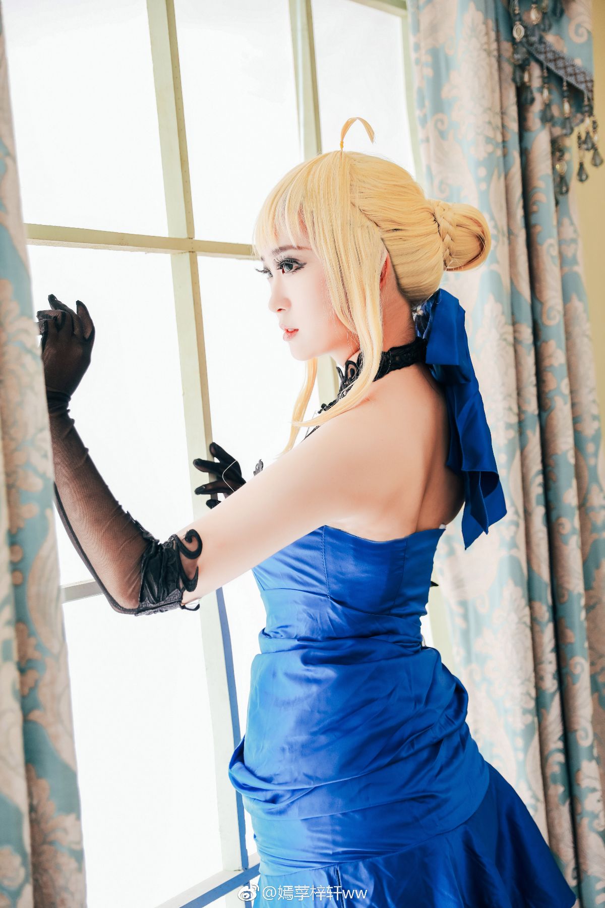 Fate---saber蓝礼服 (3)