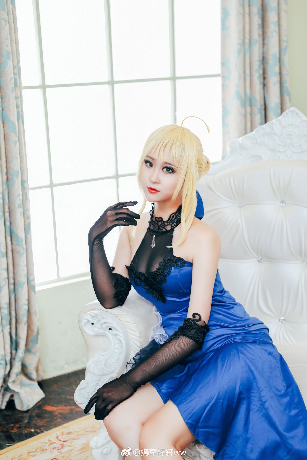 Fate---saber蓝礼服 (8)