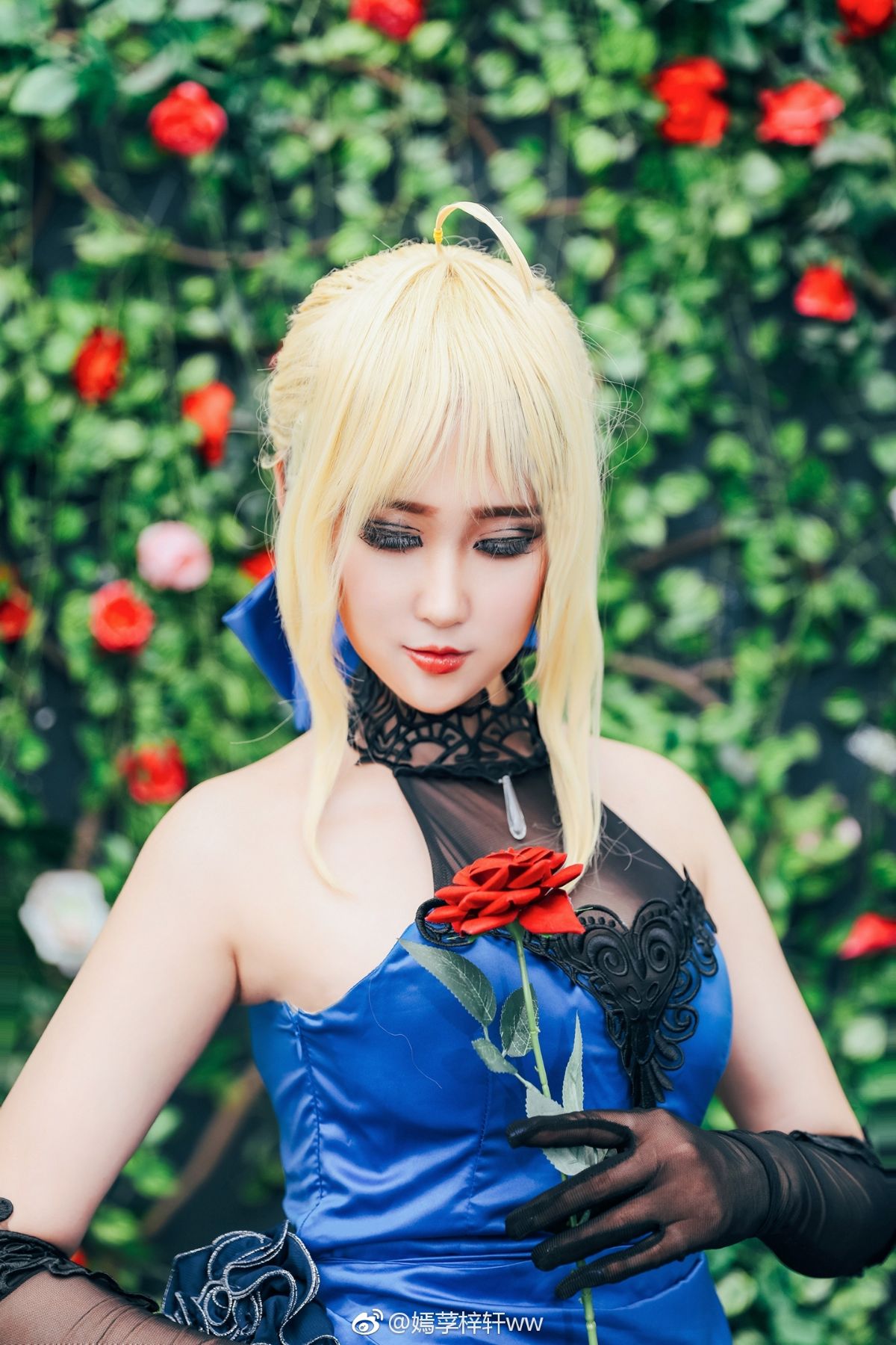 Fate---saber蓝礼服 (9)