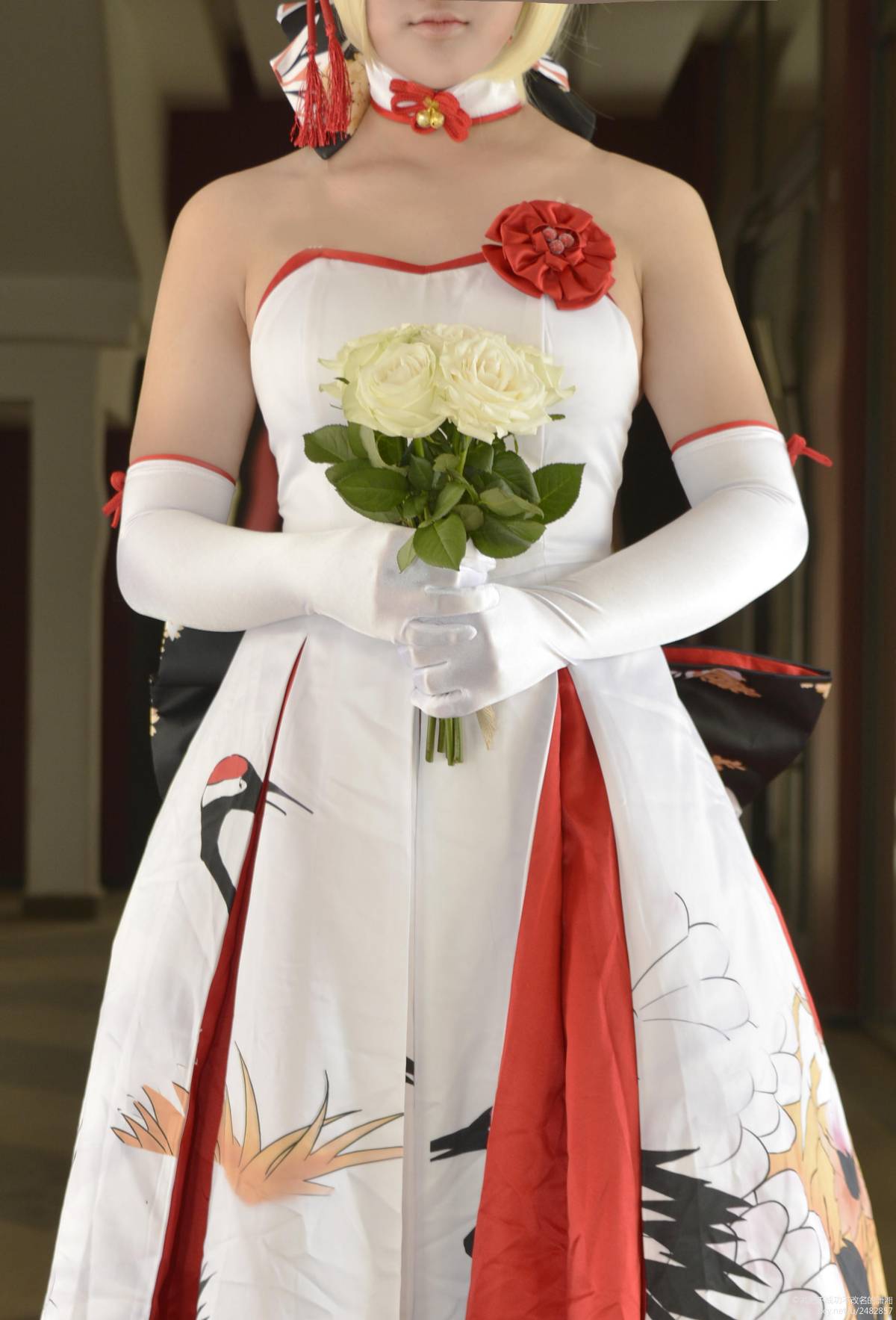 saber仙鹤晚礼服《fatestay night》 (8)