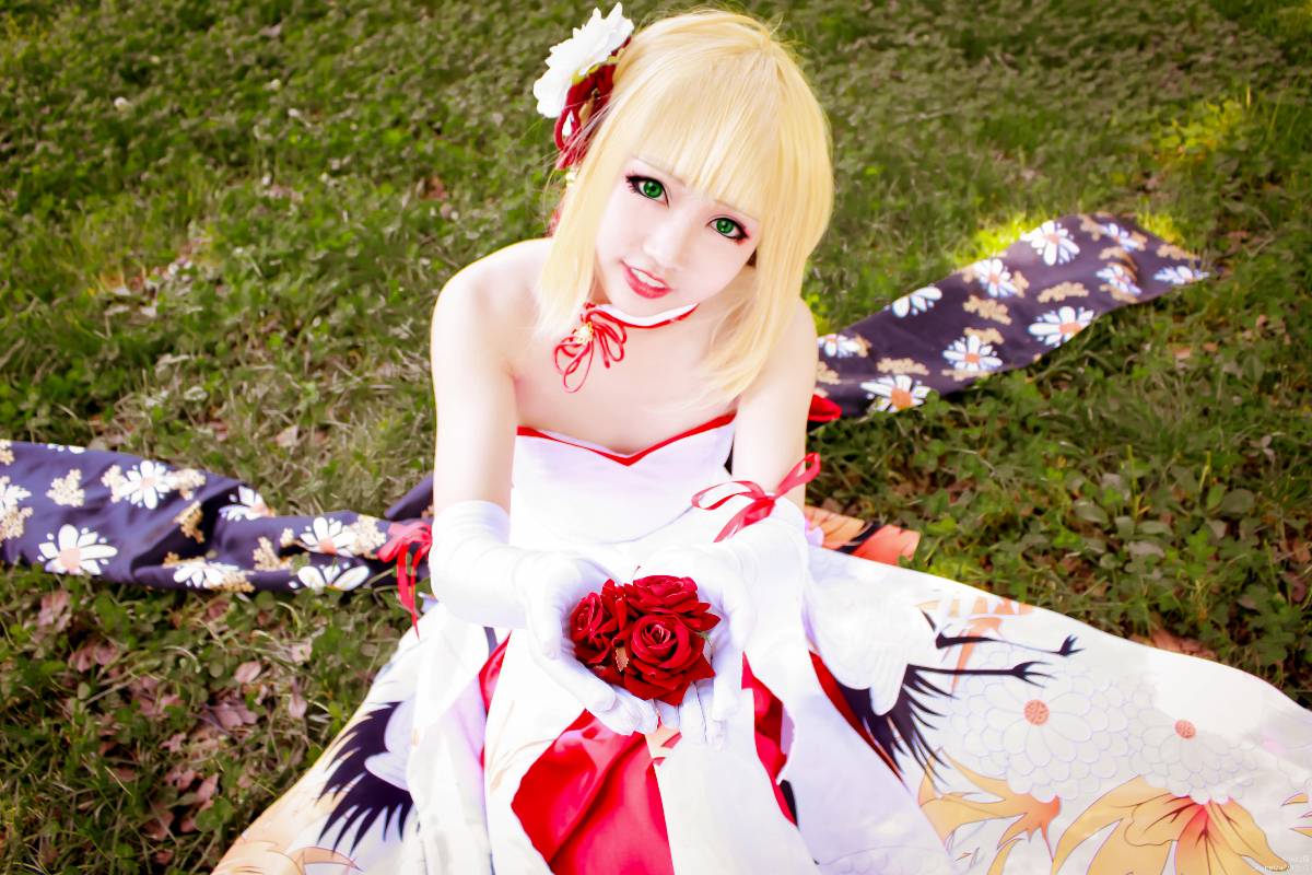 saber仙鹤晚礼服《fatestay night》 (15)