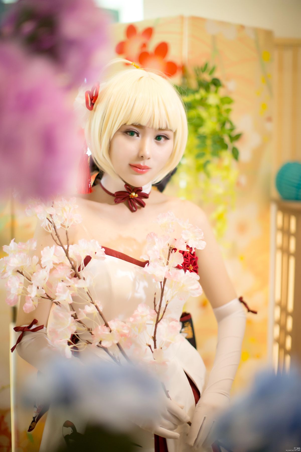 saber和风花嫁礼服 (12)