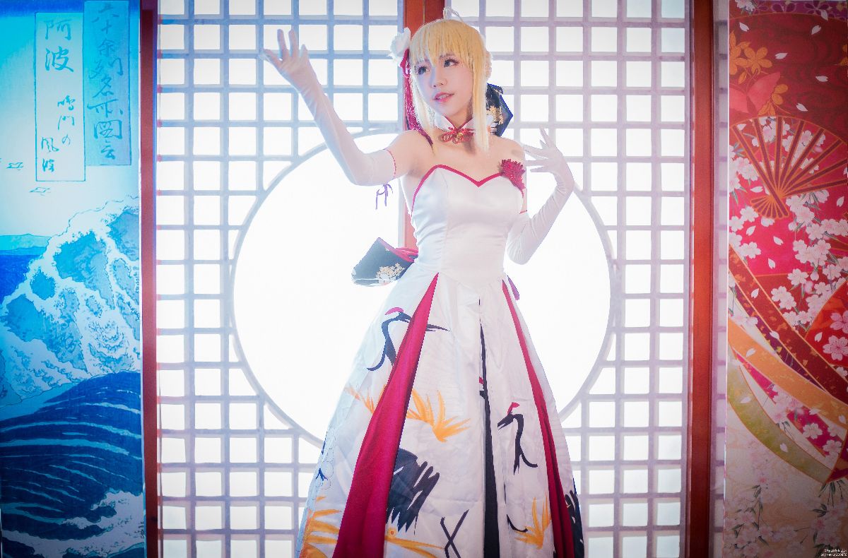 Fate·Saber 新春特典·仙鹤礼服 (7)