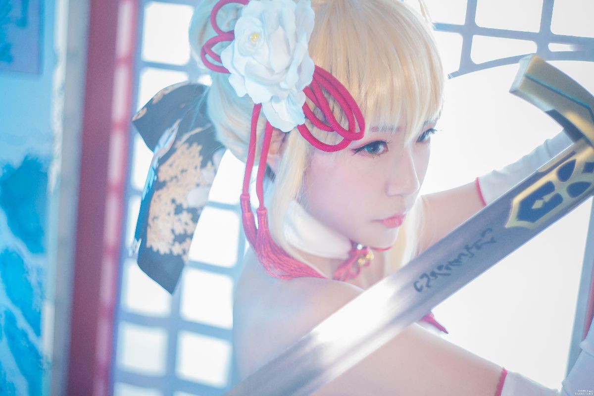 Fate·Saber 新春特典·仙鹤礼服 (12)