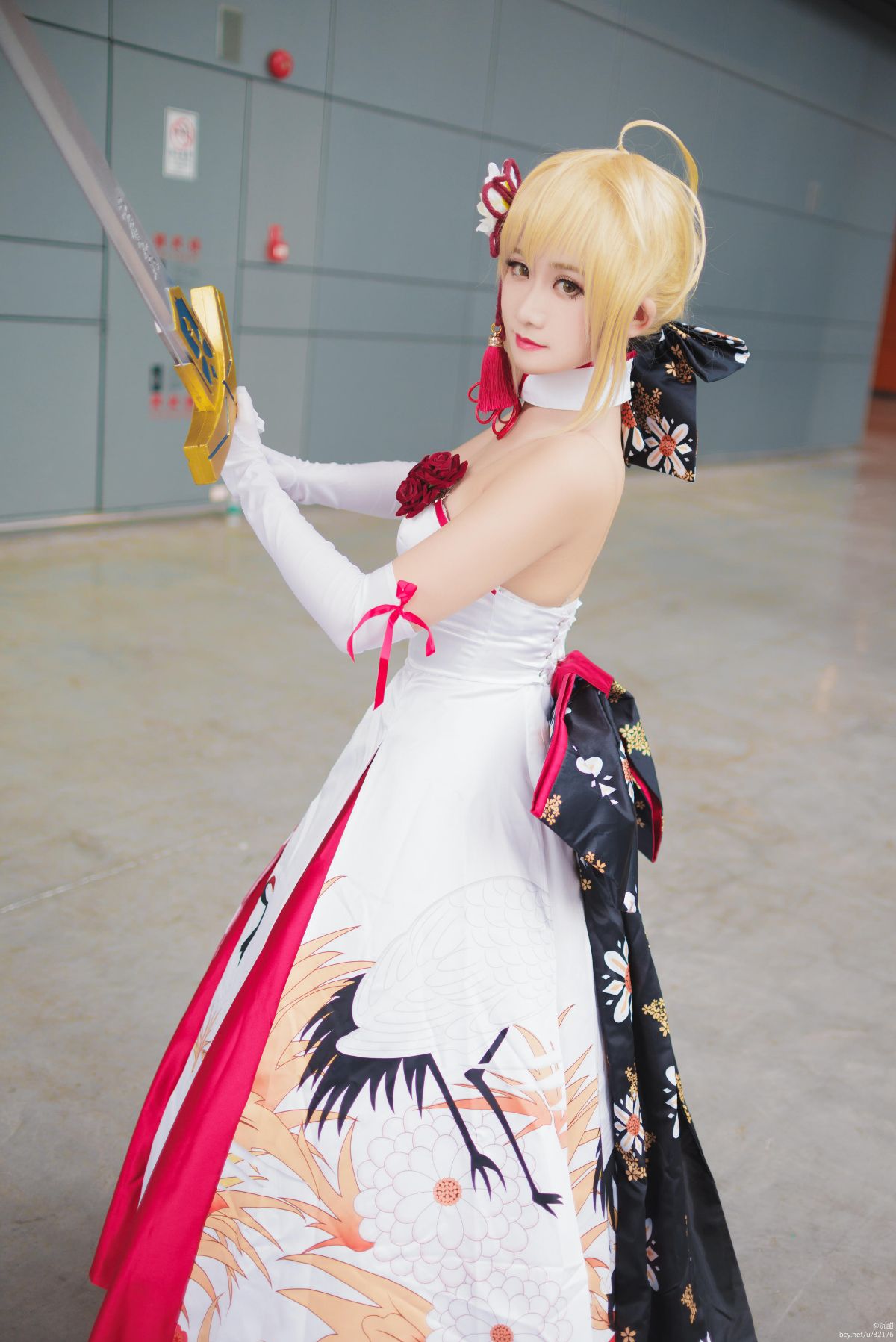 Saber 阿尔托莉雅 潘德拉贡 仙鹤礼服 (1)