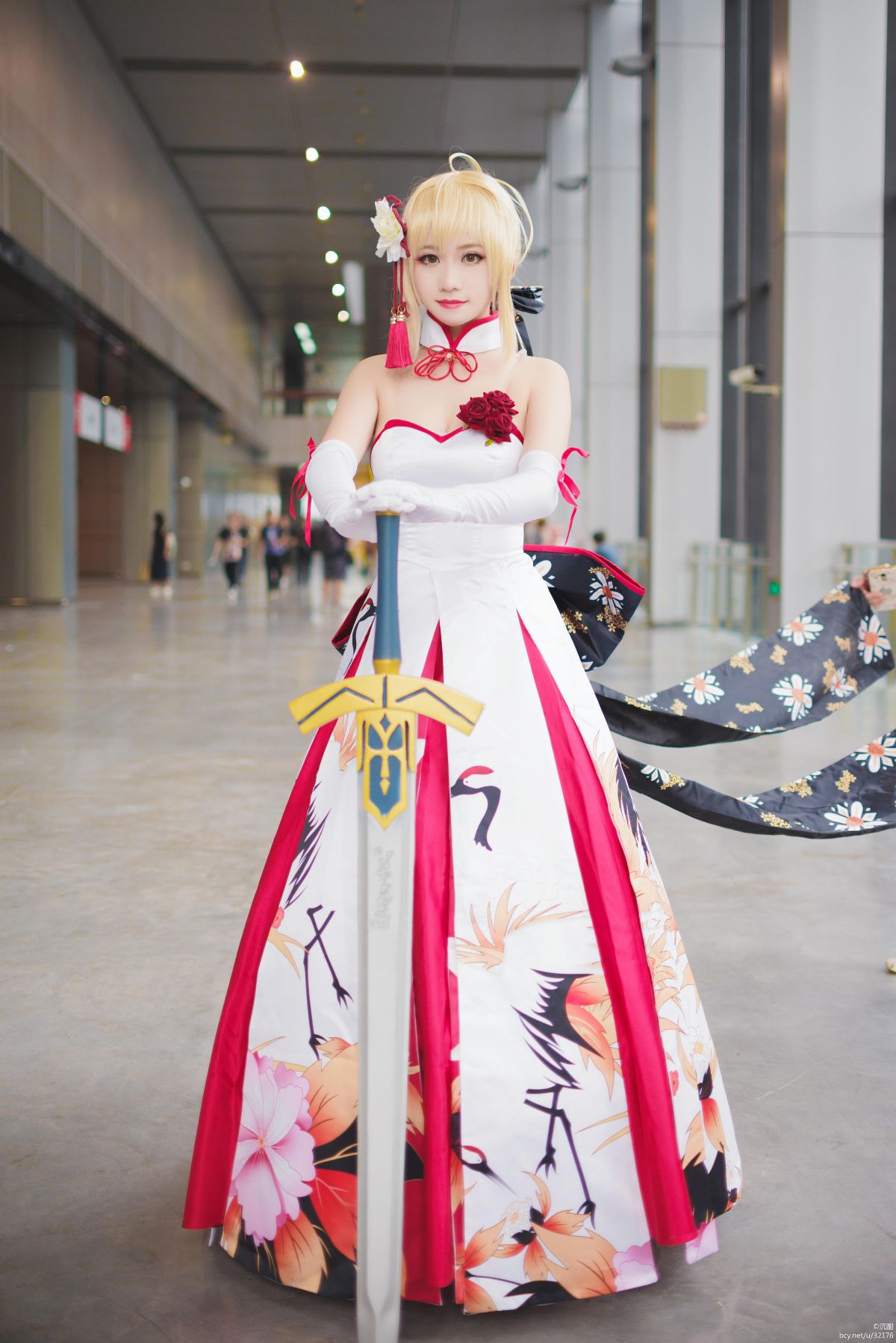 Saber 阿尔托莉雅 潘德拉贡 仙鹤礼服 (4)