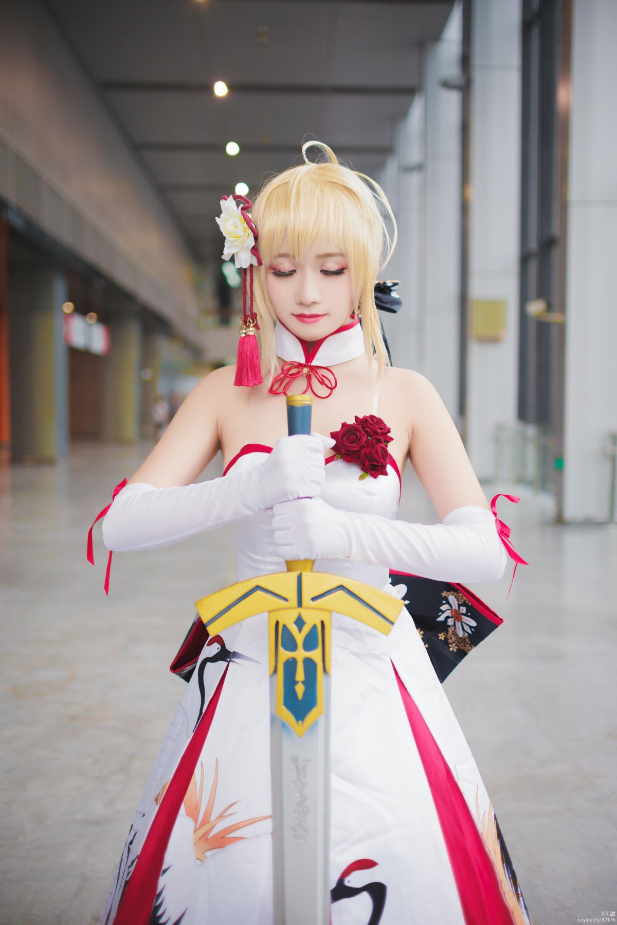 Saber 阿尔托莉雅 潘德拉贡 仙鹤礼服 (5)