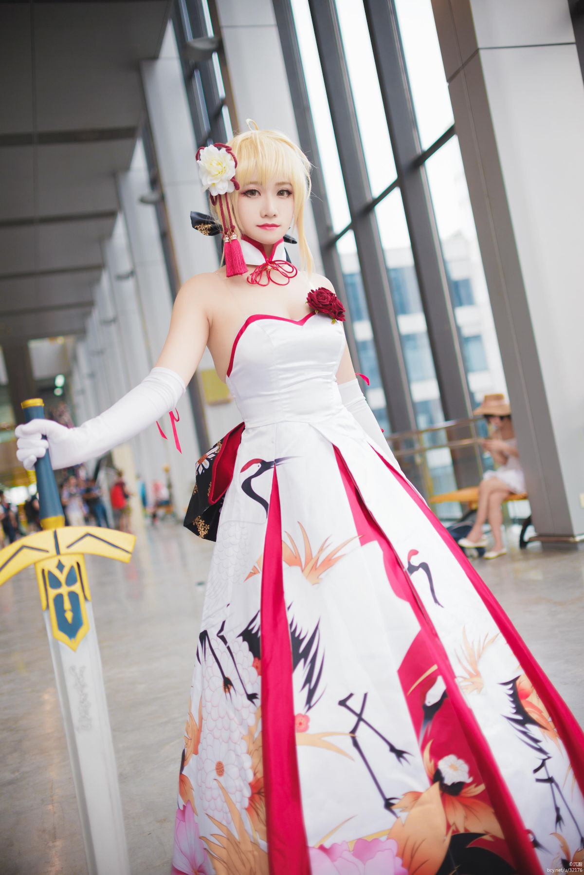 Saber 阿尔托莉雅 潘德拉贡 仙鹤礼服 (6)
