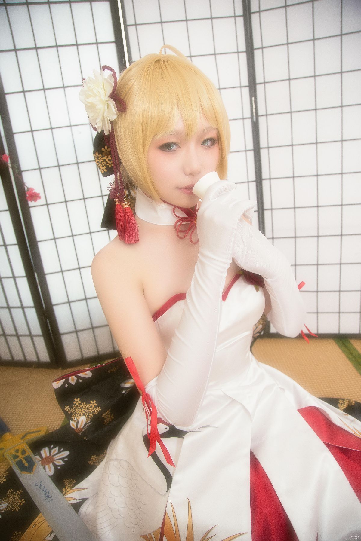 saber仙鹤礼服 (15)