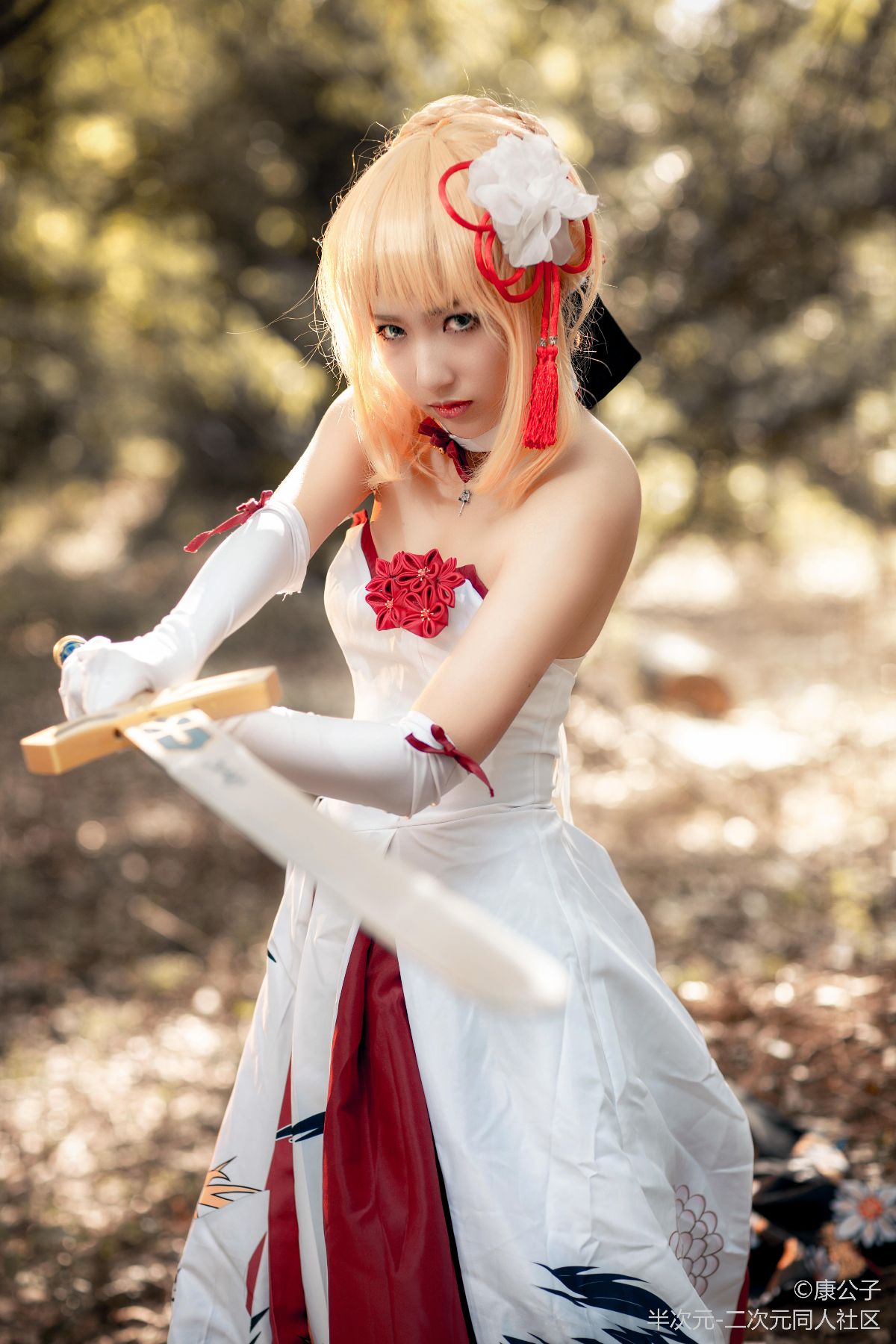#COS正片#Saber#仙鹤礼服# (16)