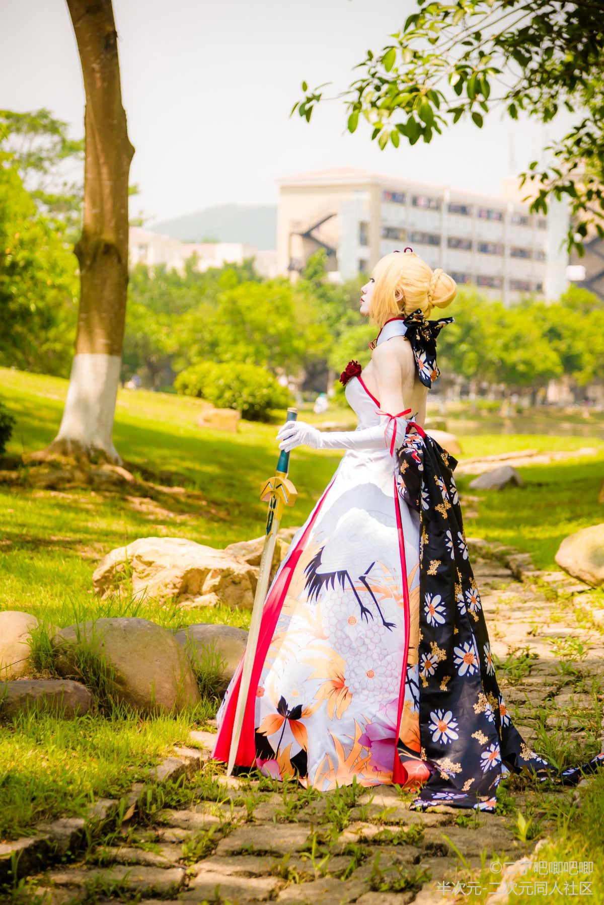 Saber和风仙鹤花嫁 (4)