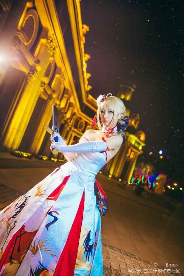 saber仙鹤礼服正片 (3)