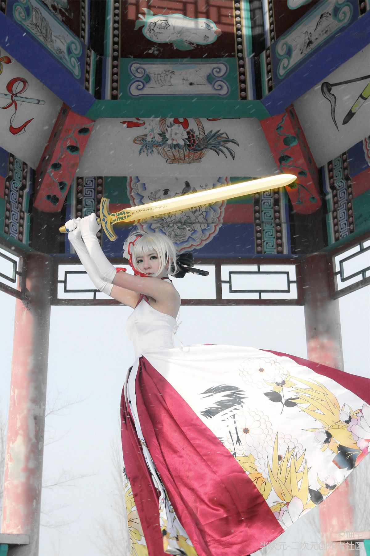 冬日的仙鹤saber (10)