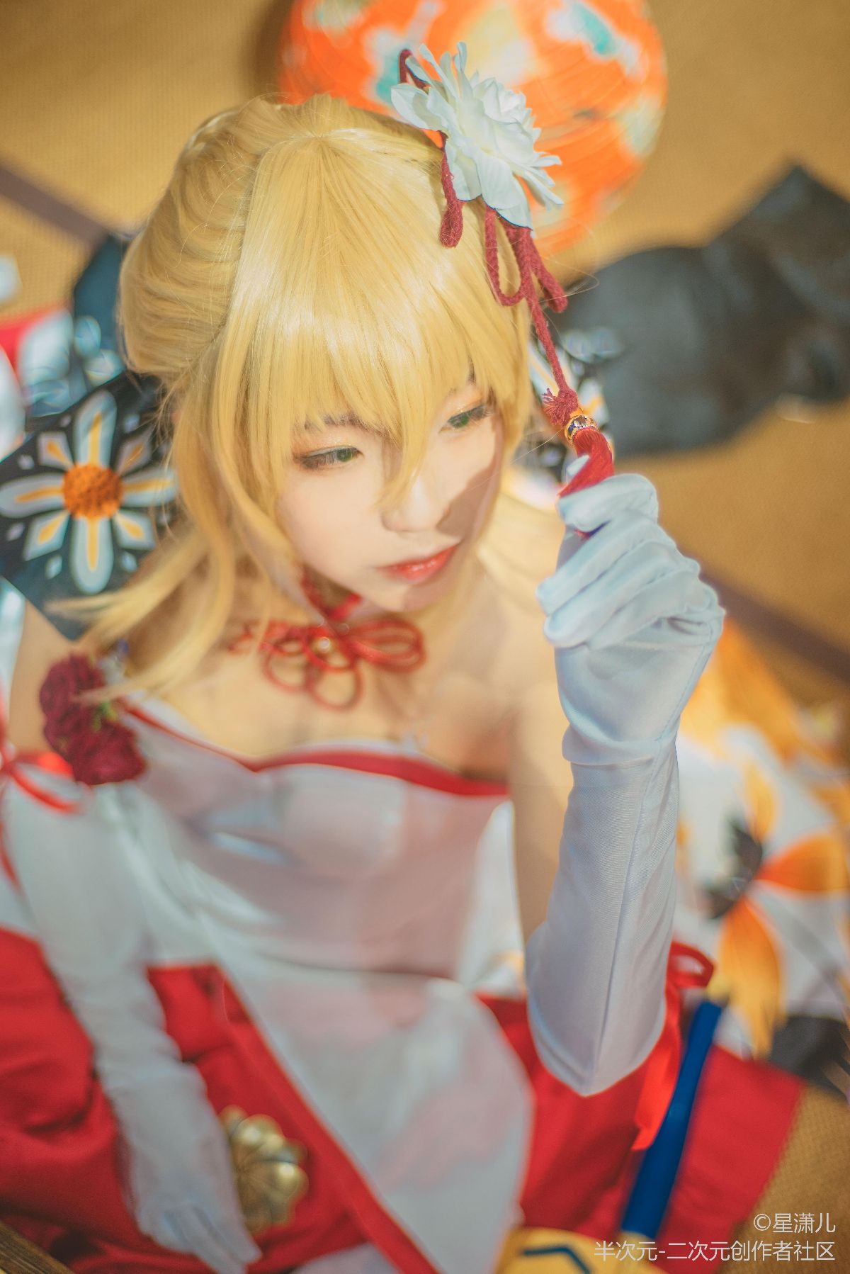 Saber仙鹤礼服. v (18)