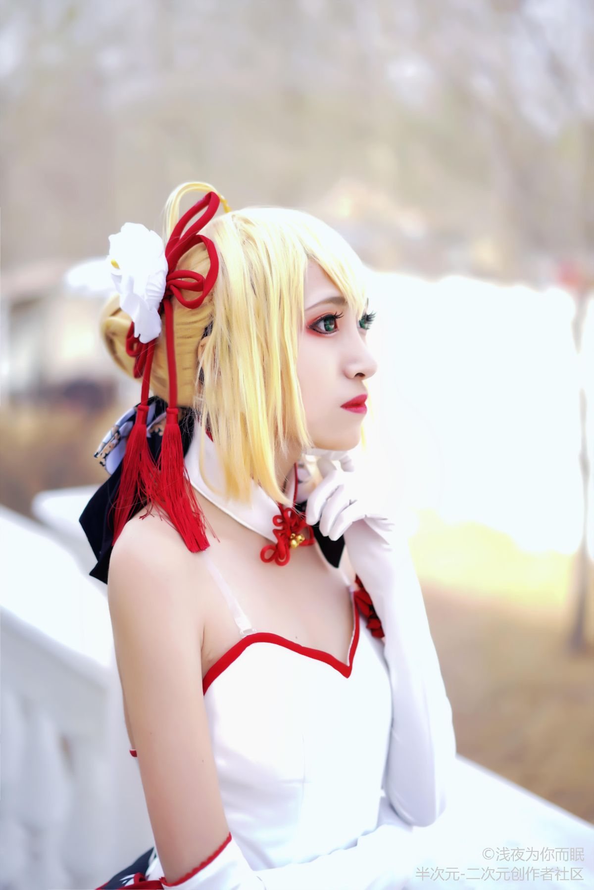 【saber仙鹤礼服】EX咖喱棒! (3)