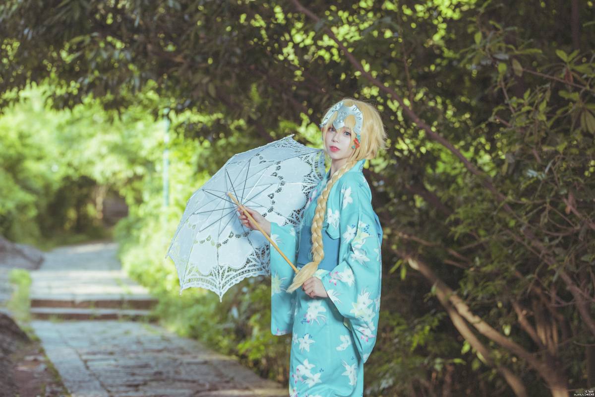 贞德夏日祭浴衣 (2)