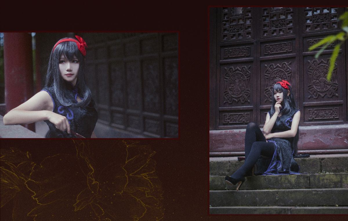 晓美焰旗袍C O S (3)