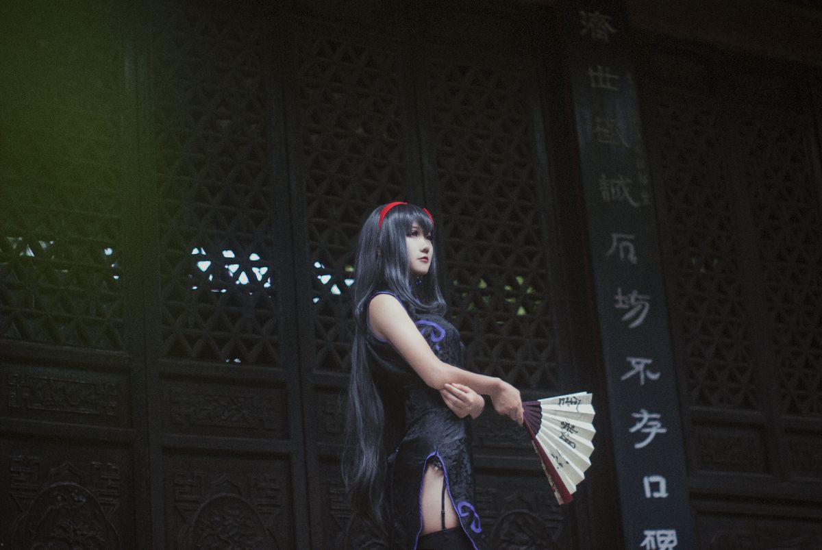 晓美焰旗袍C O S (6)