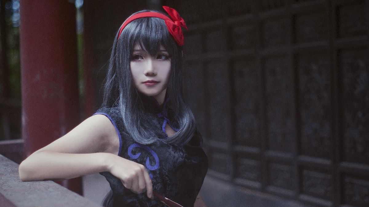 晓美焰旗袍C O S (10)