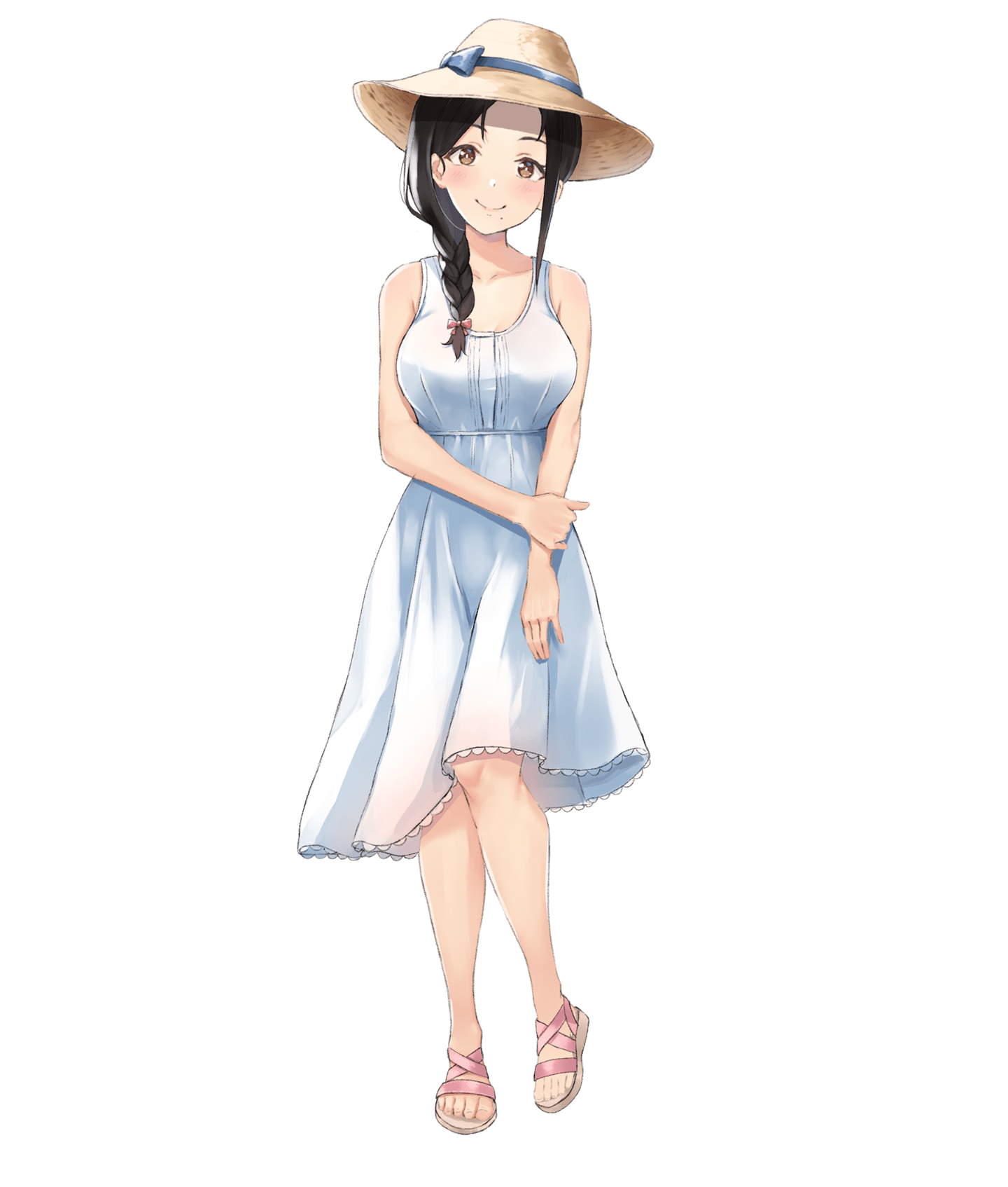 NoTxtヒロイン立ち絵(ワンピース_普通))