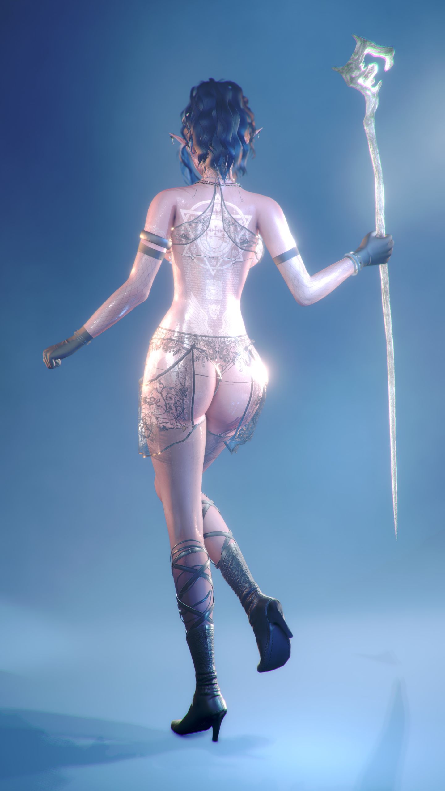 Dark elf - Back