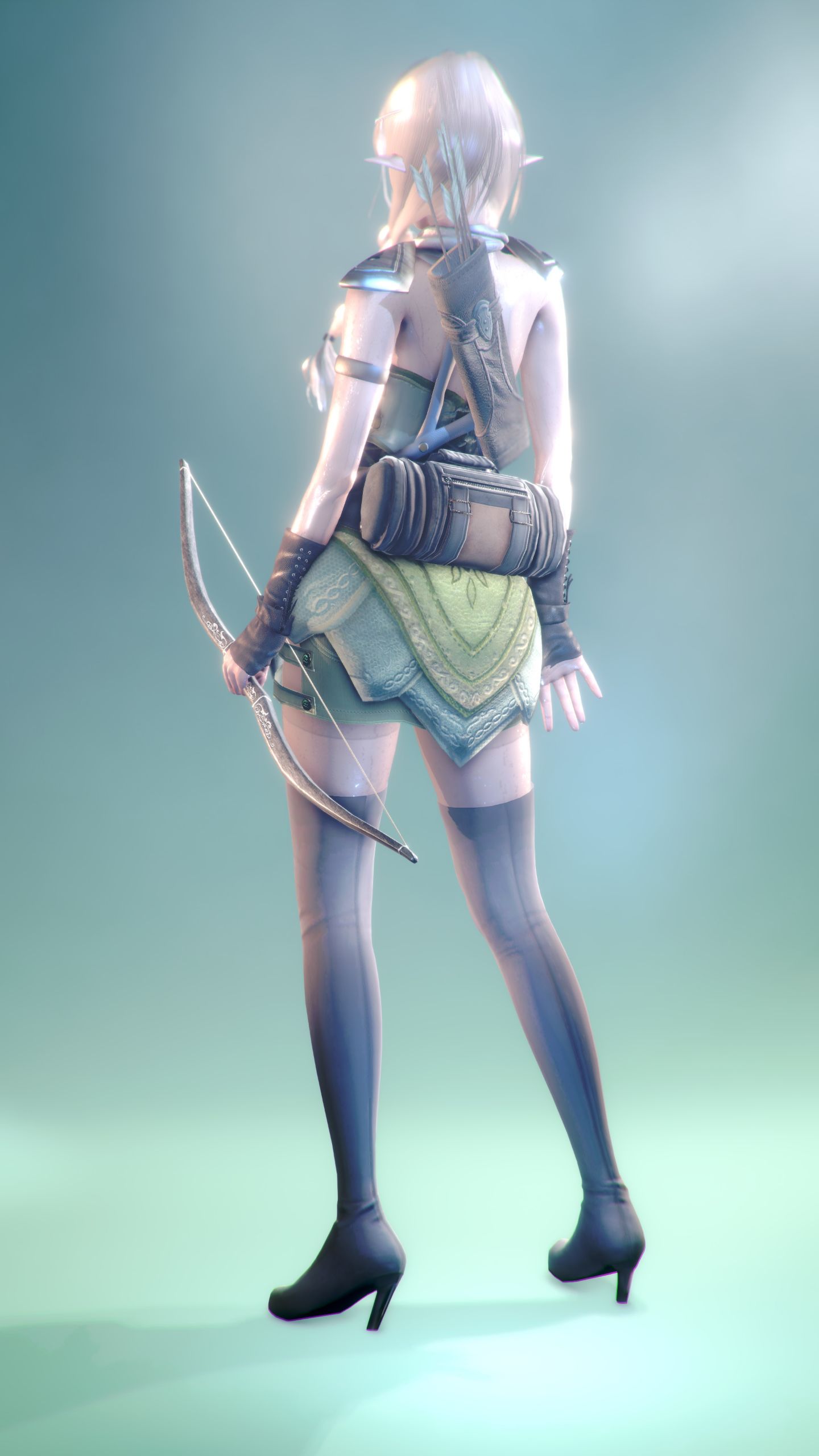 Elf archer - alter back