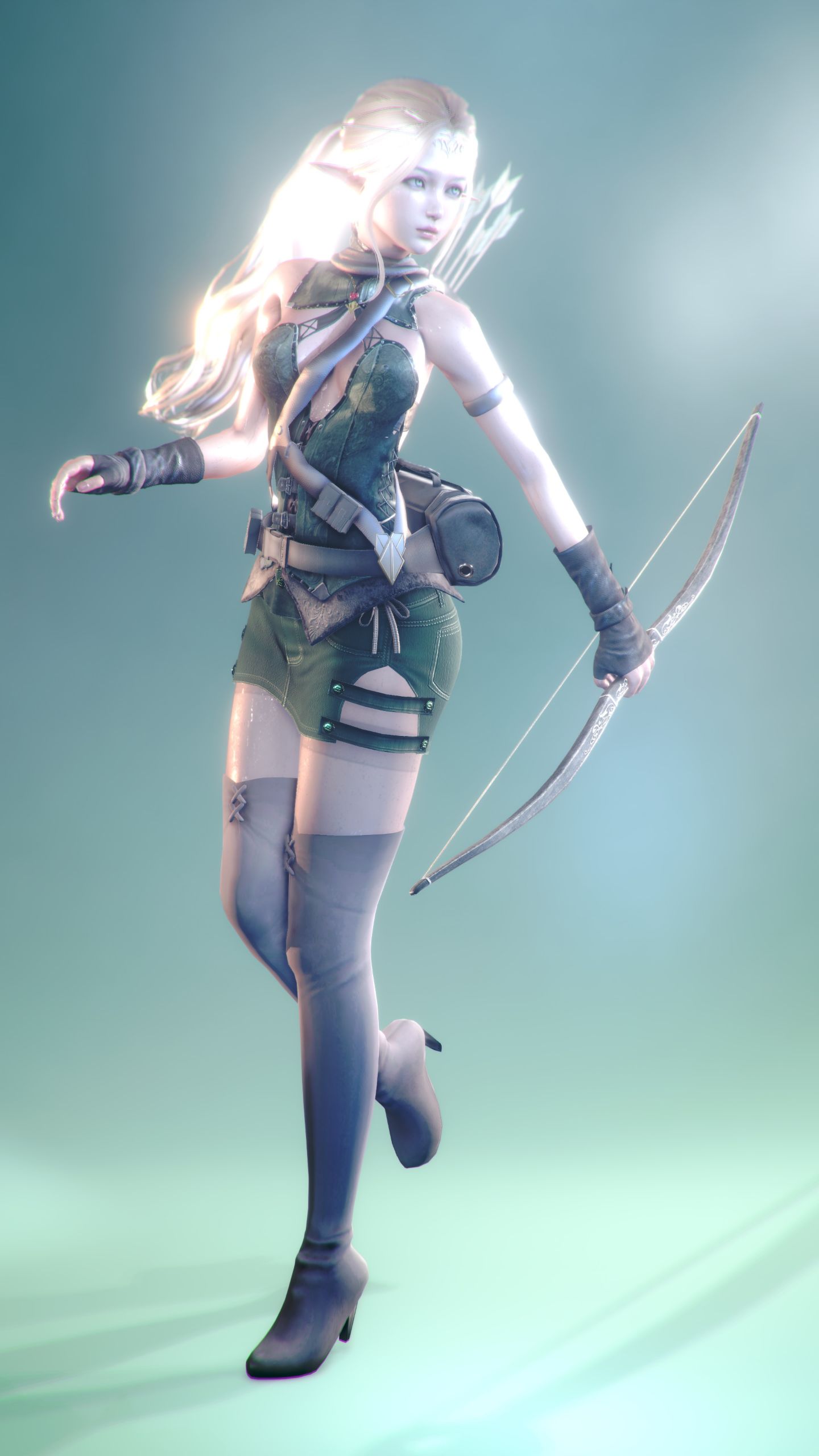 Elf archer - Different hair 2
