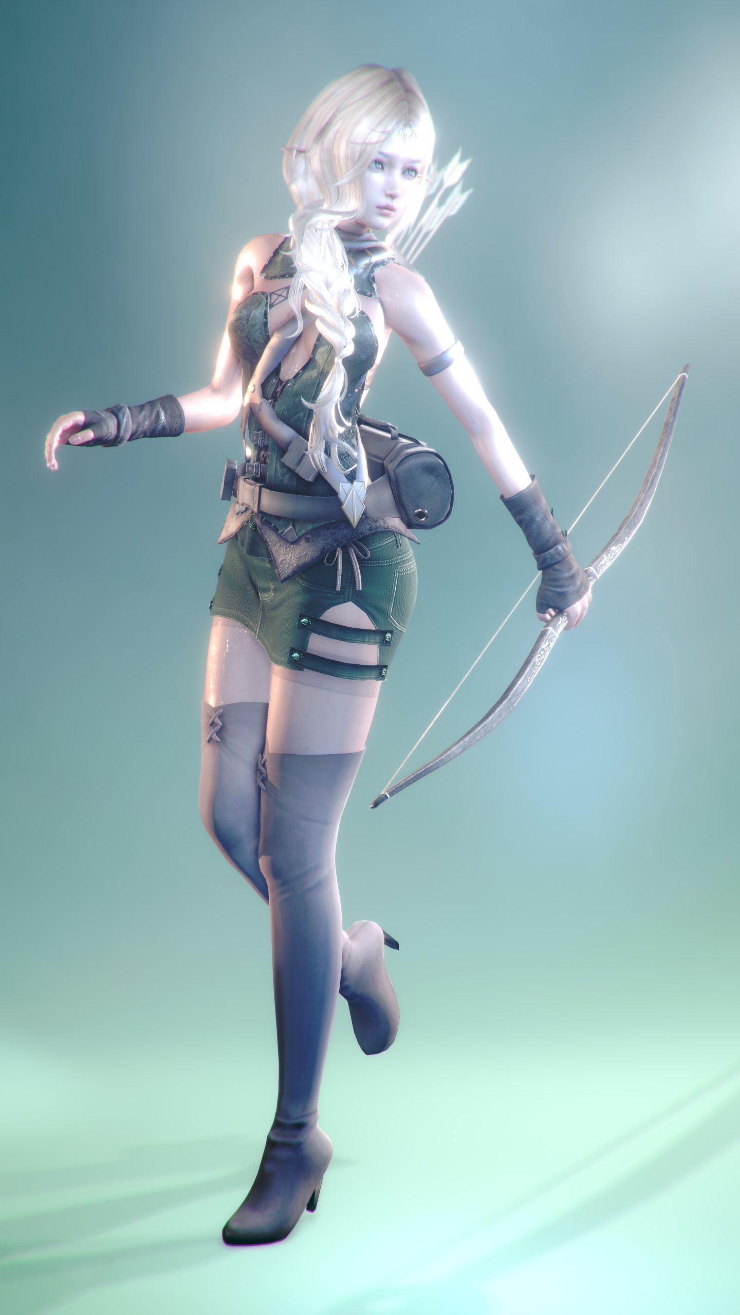 Elf archer - Different hair