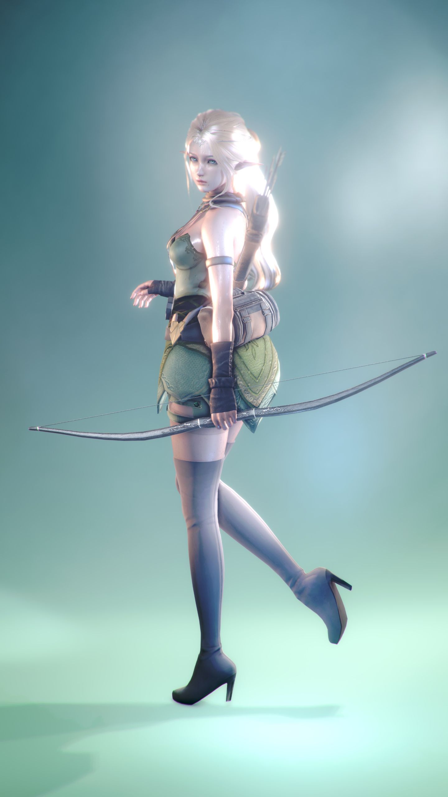 Elf archer - Hair 2
