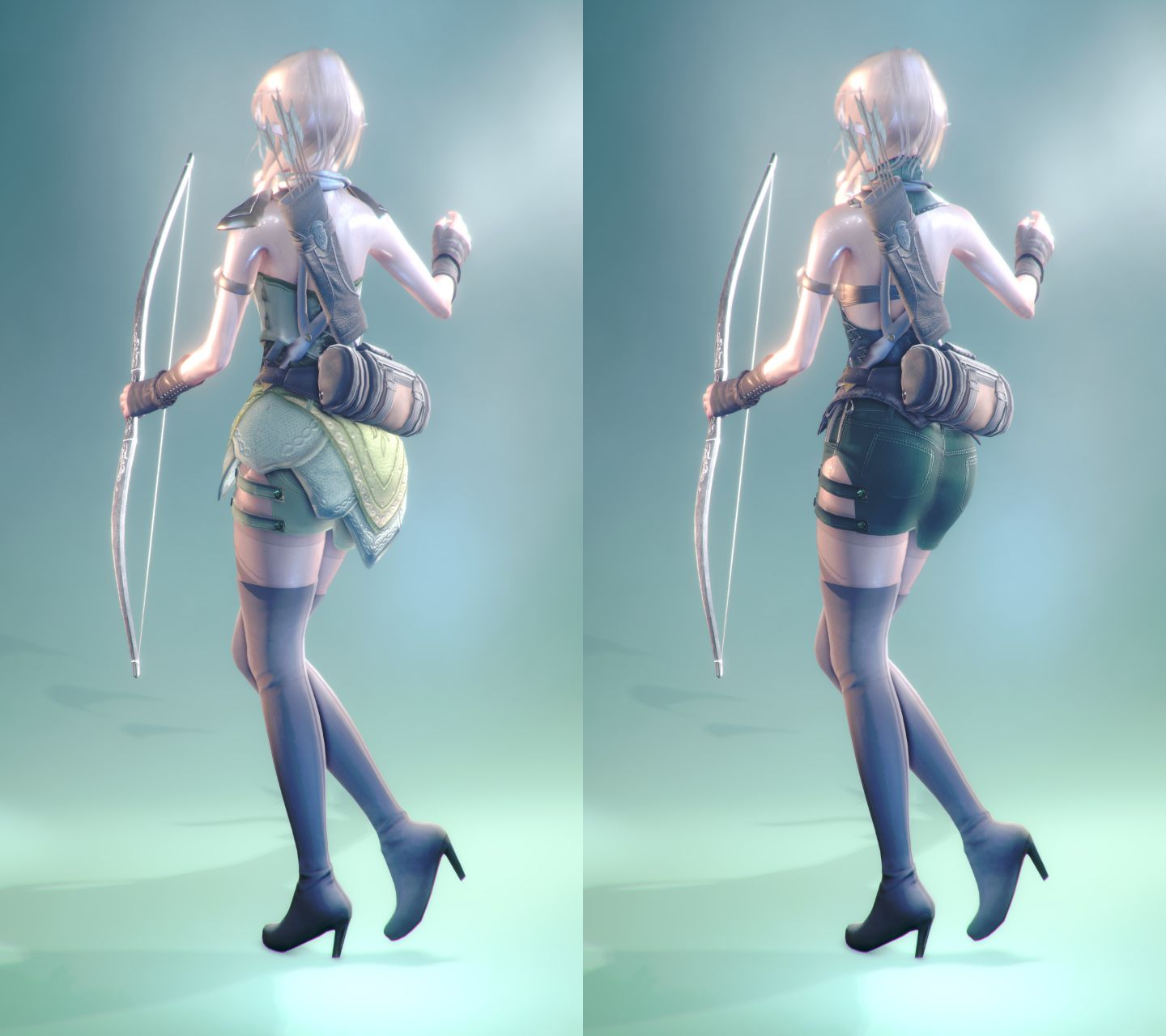 Elf archer - Outfit - Back