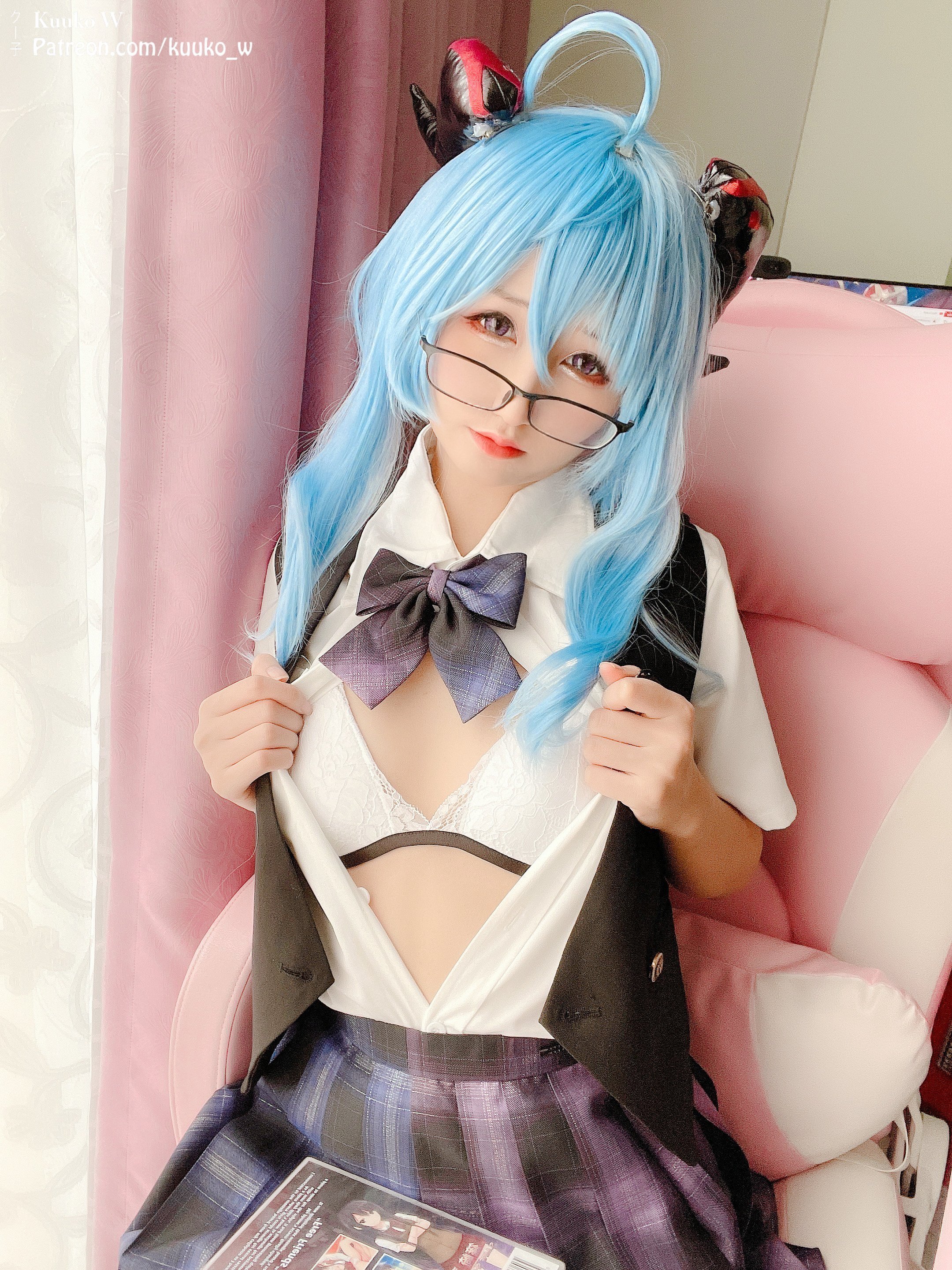KuukoW - Ganyu Pure Seifuku (06)