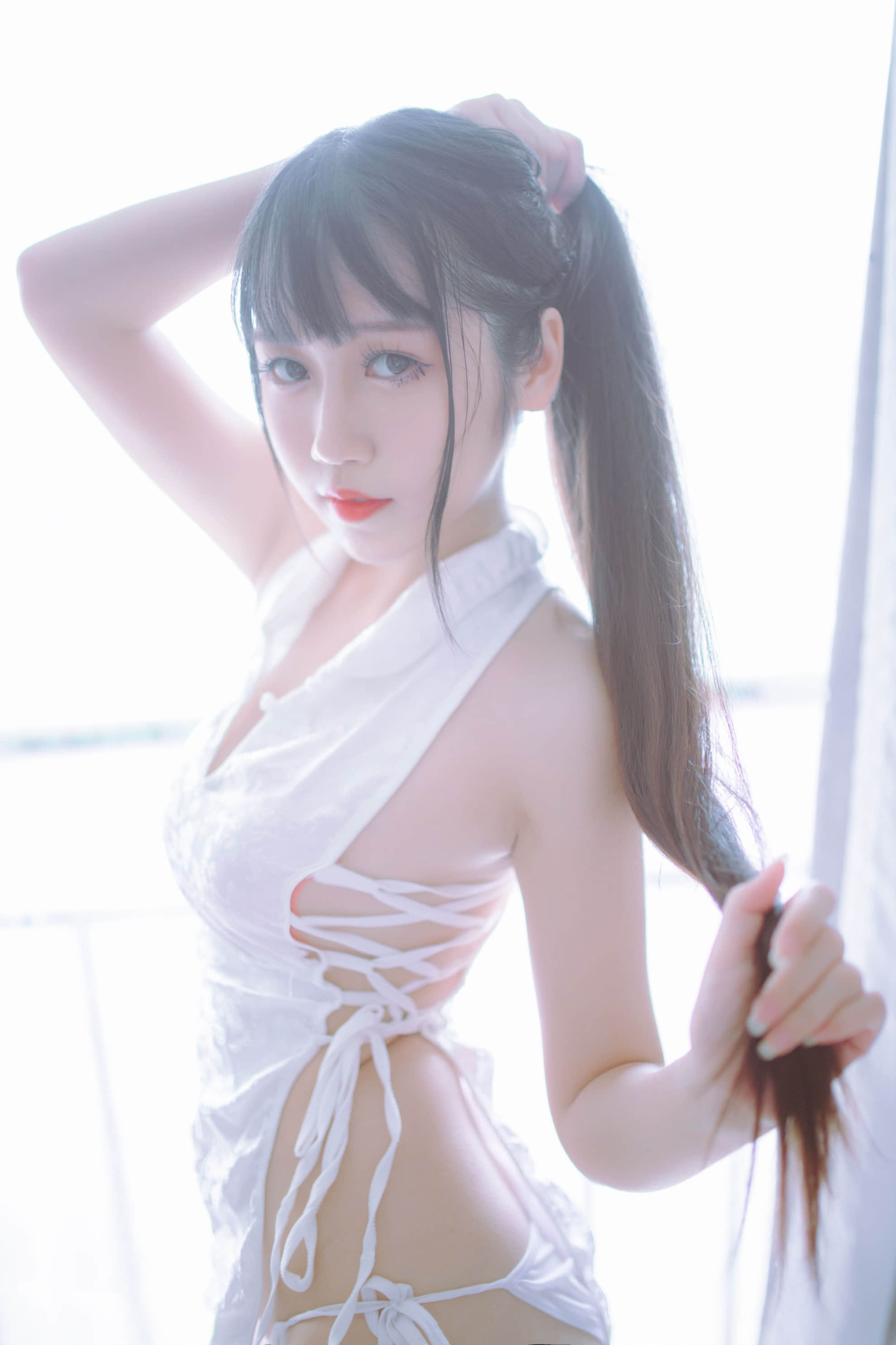 黑白旗袍双子_007