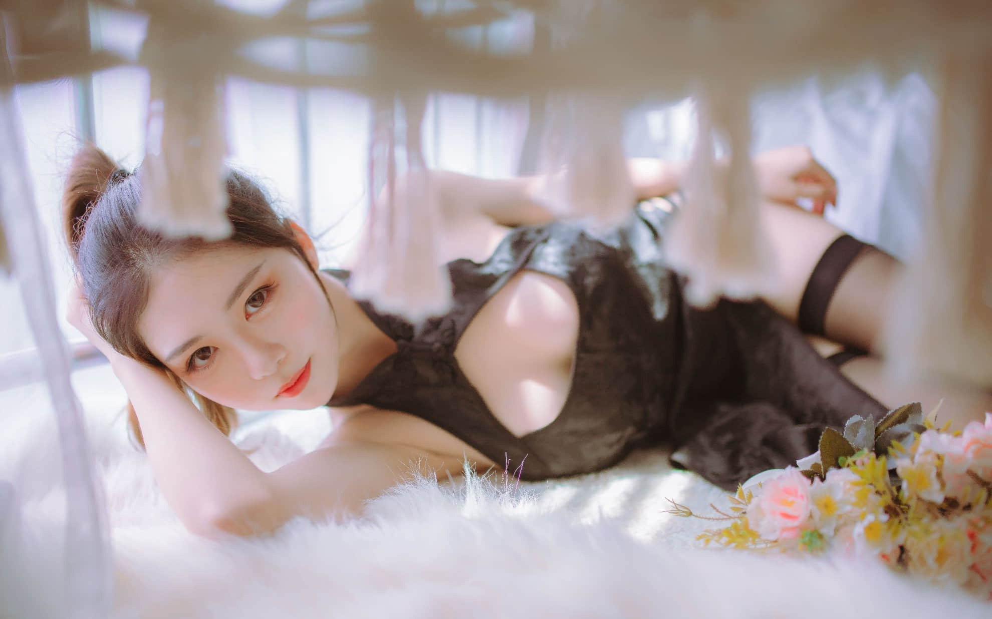 黑白旗袍双子_034