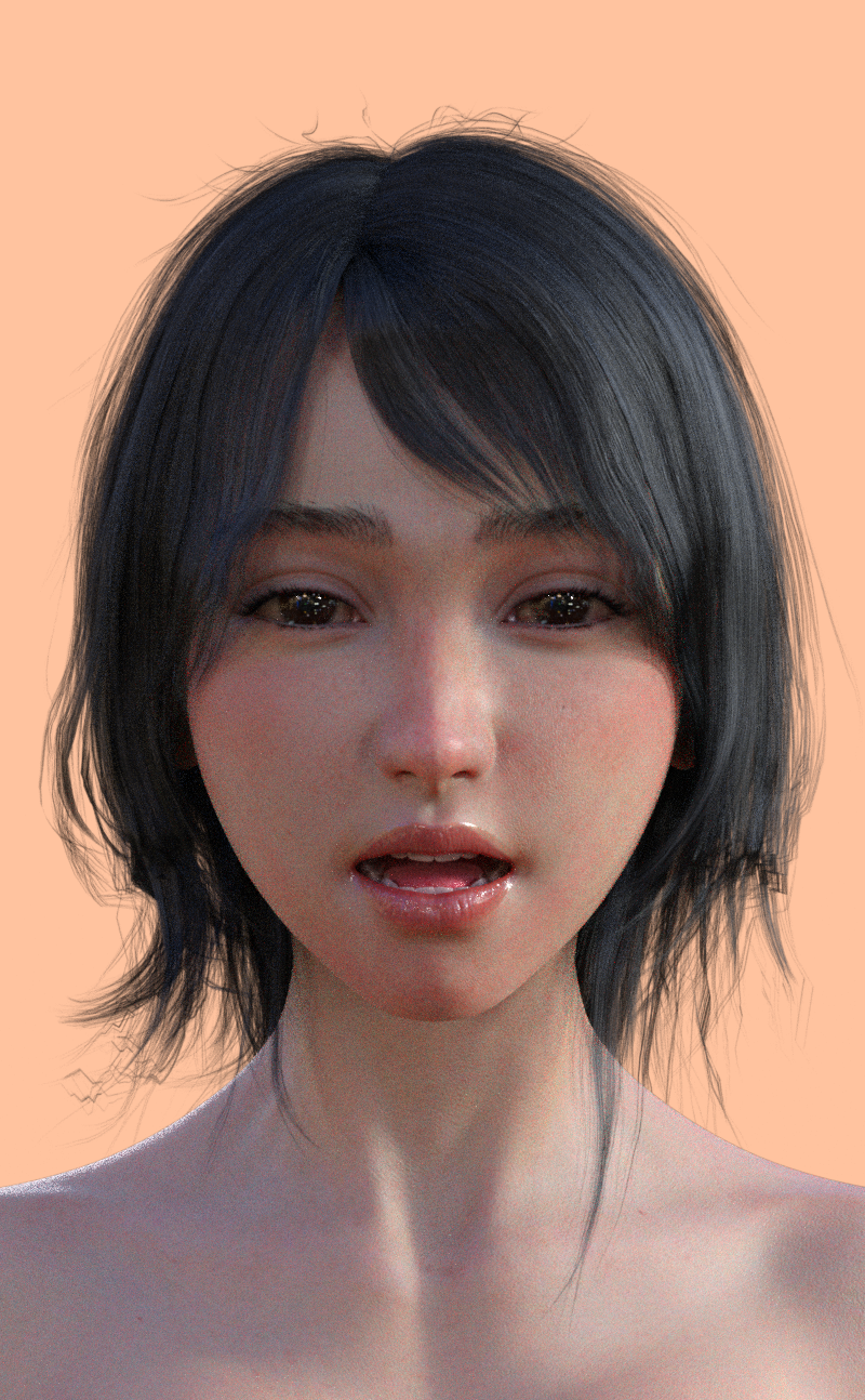 89530335_p0 3DCGキャラメイク 表情付け【気づき】