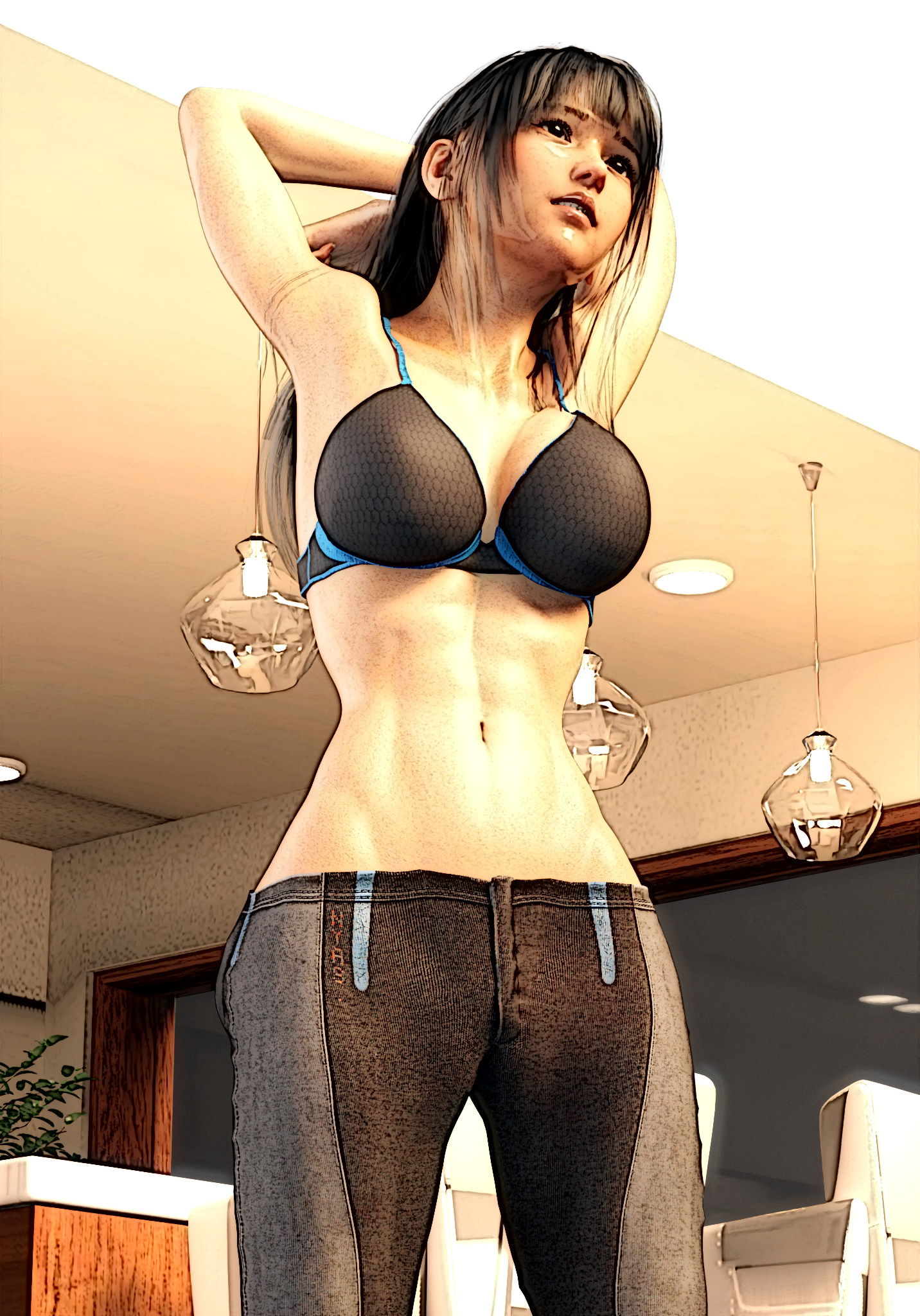 90628681_p0 3DCGキャラメイク 漫画風