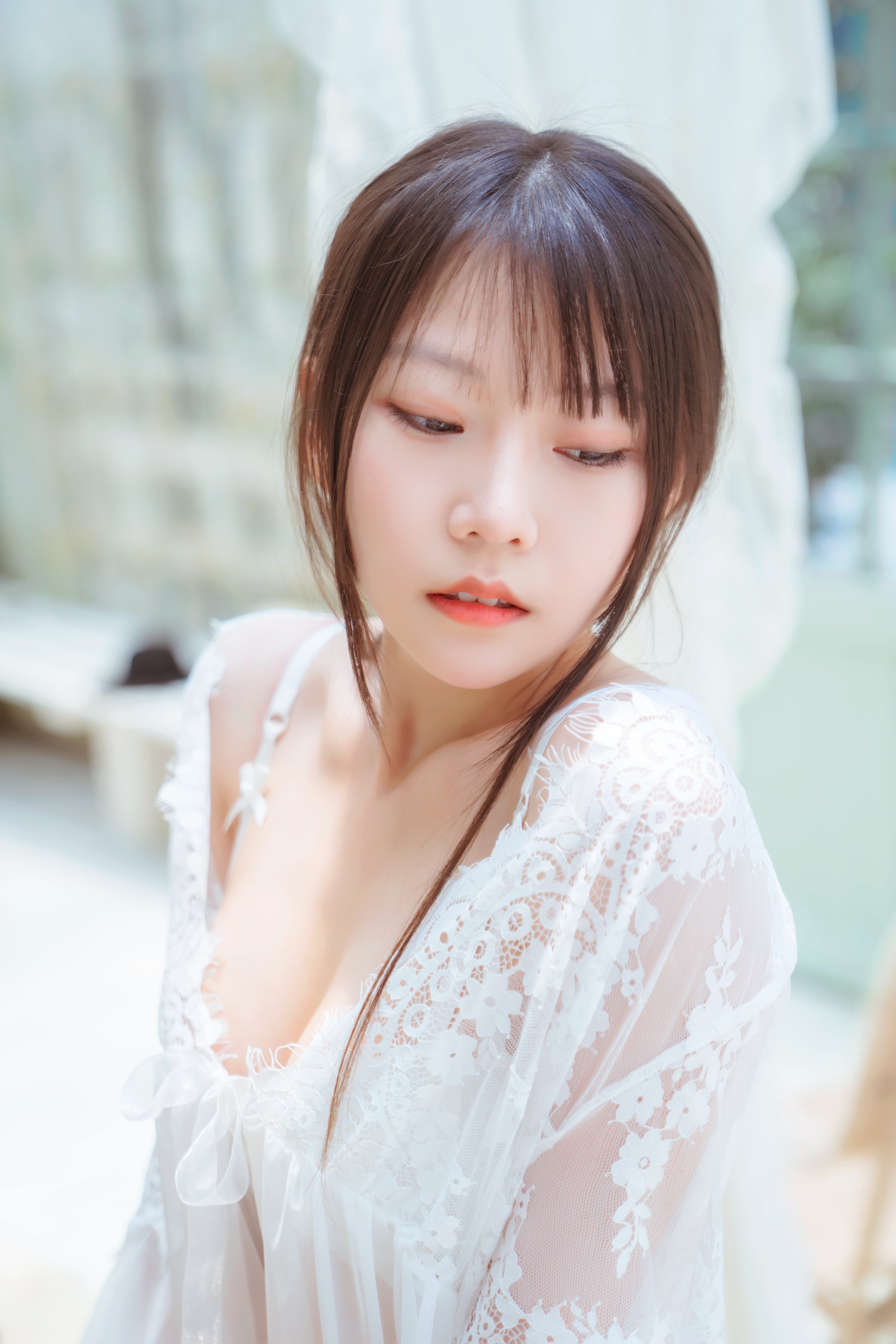 86-Coser@香草喵露露 No.005 玻璃房少女-4KHD.com-016