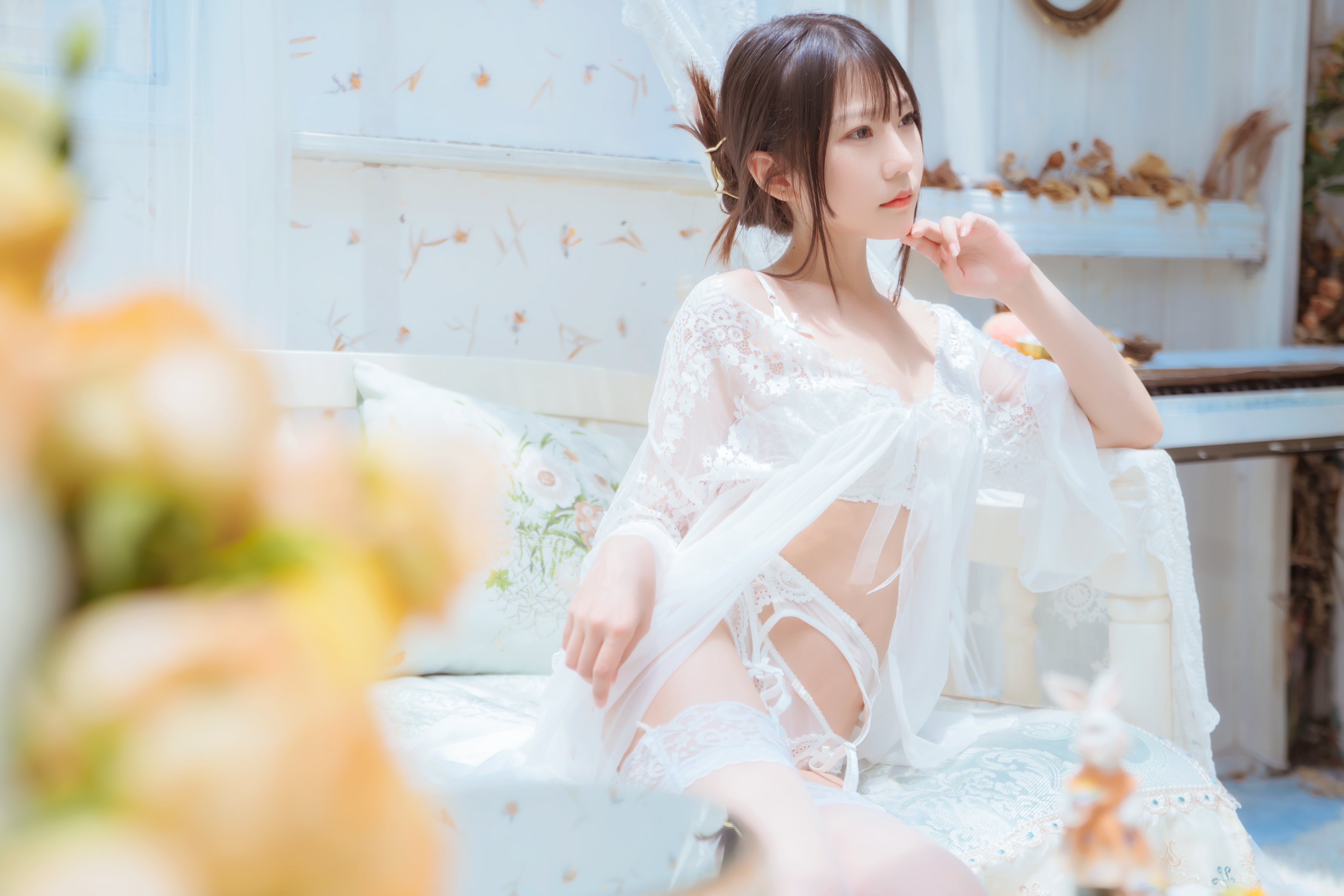 91-Coser@香草喵露露 No.005 玻璃房少女-4KHD.com-021