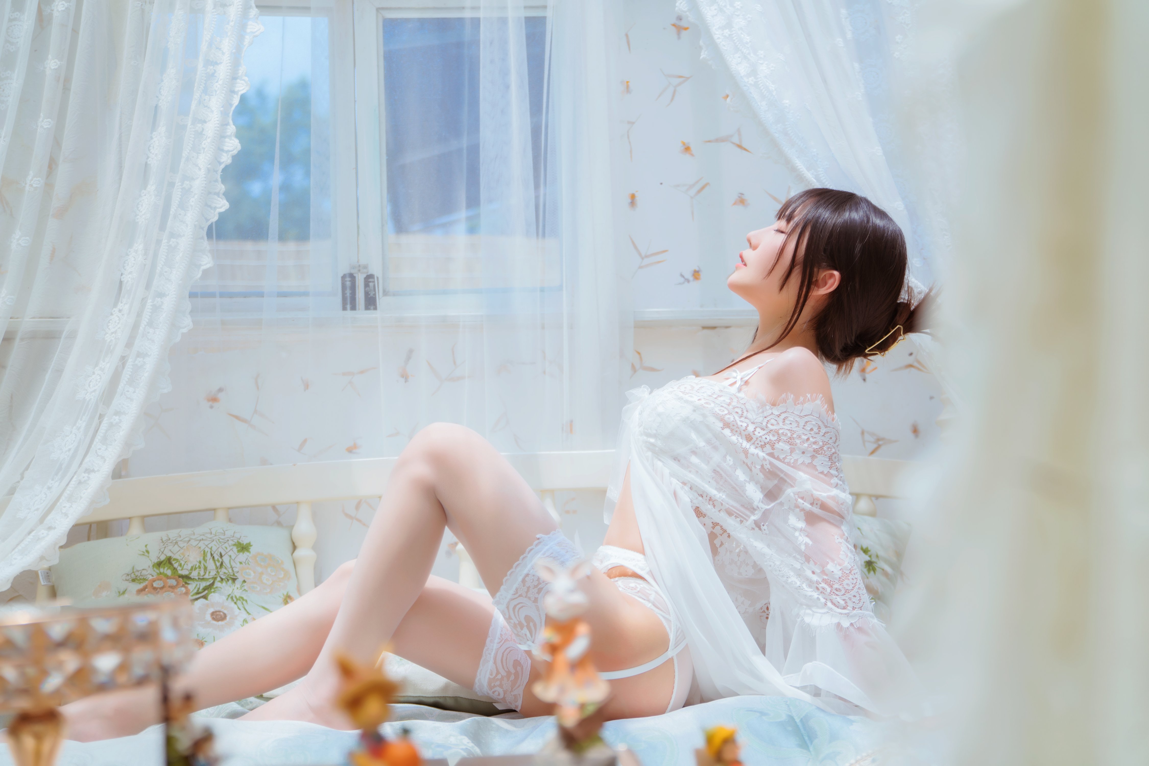 99-Coser@香草喵露露 No.005 玻璃房少女-4KHD.com-029