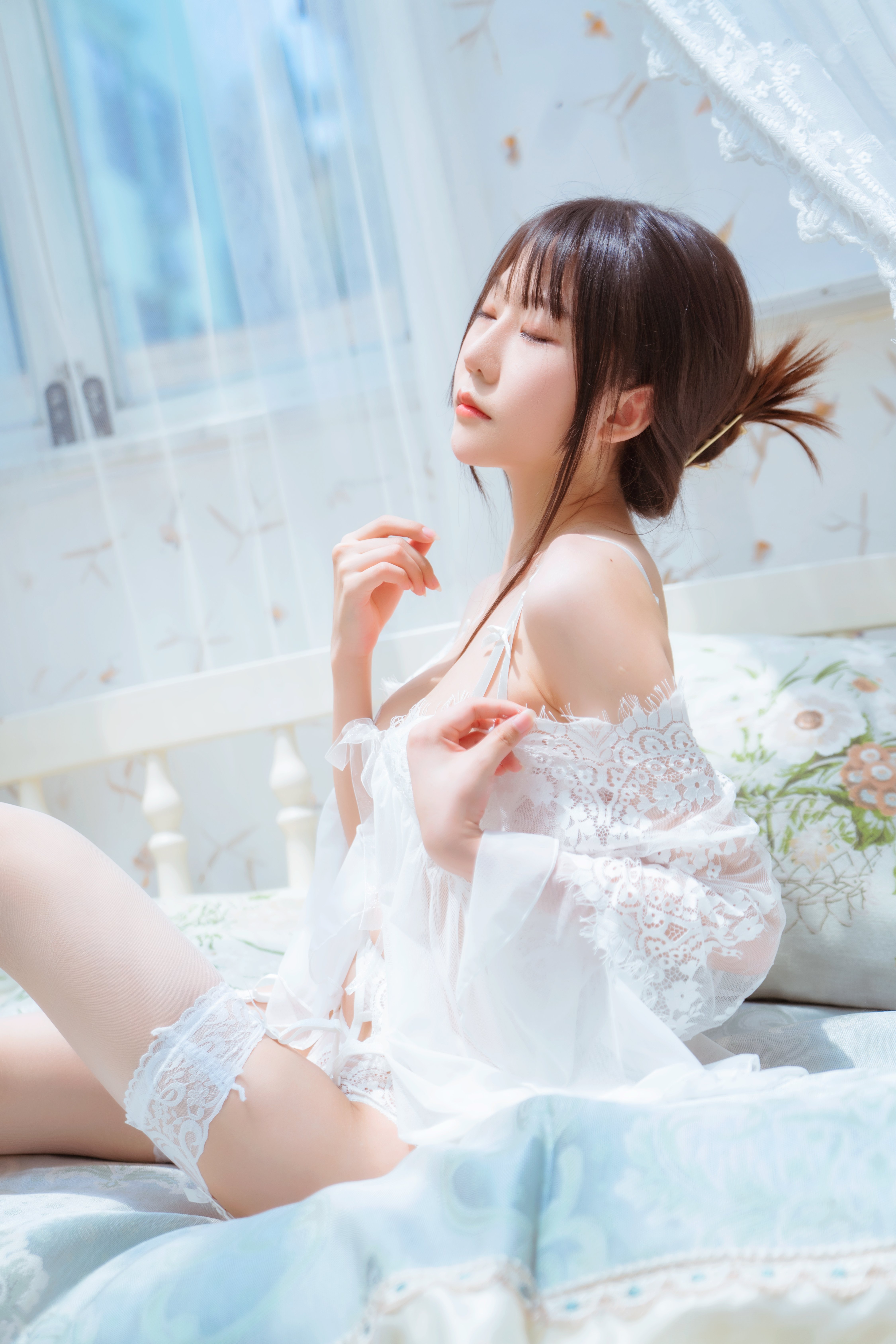 102-Coser@香草喵露露 No.005 玻璃房少女-4KHD.com-032